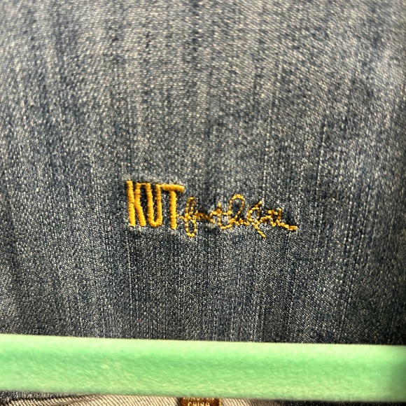 Kut from the Kloth Light Blue Jean Jacket - Picture 2 of 5